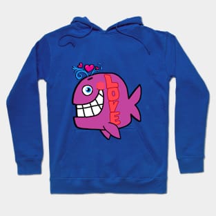 love whale Hoodie